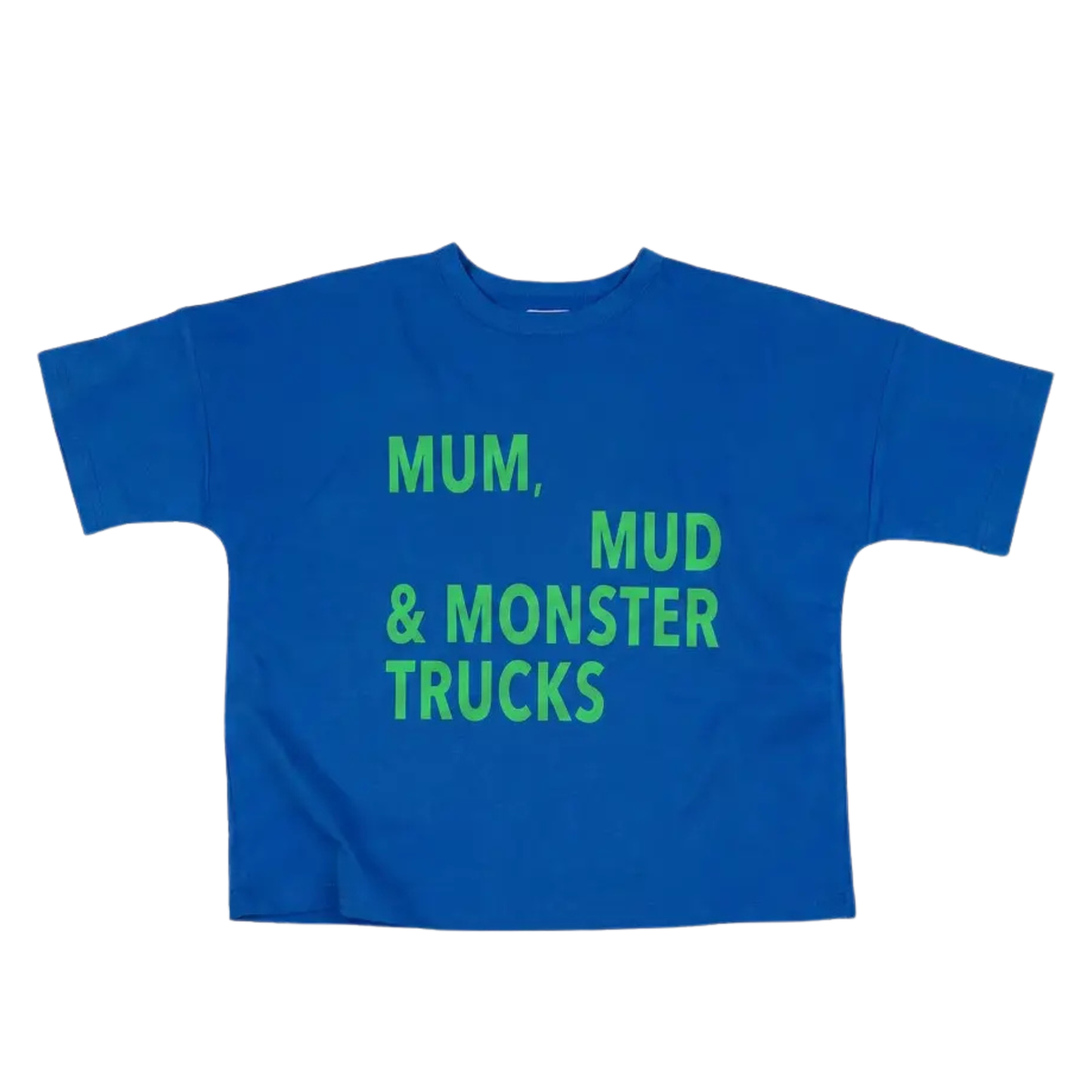 Bbobbie mmm tee in blue/lime image 0
