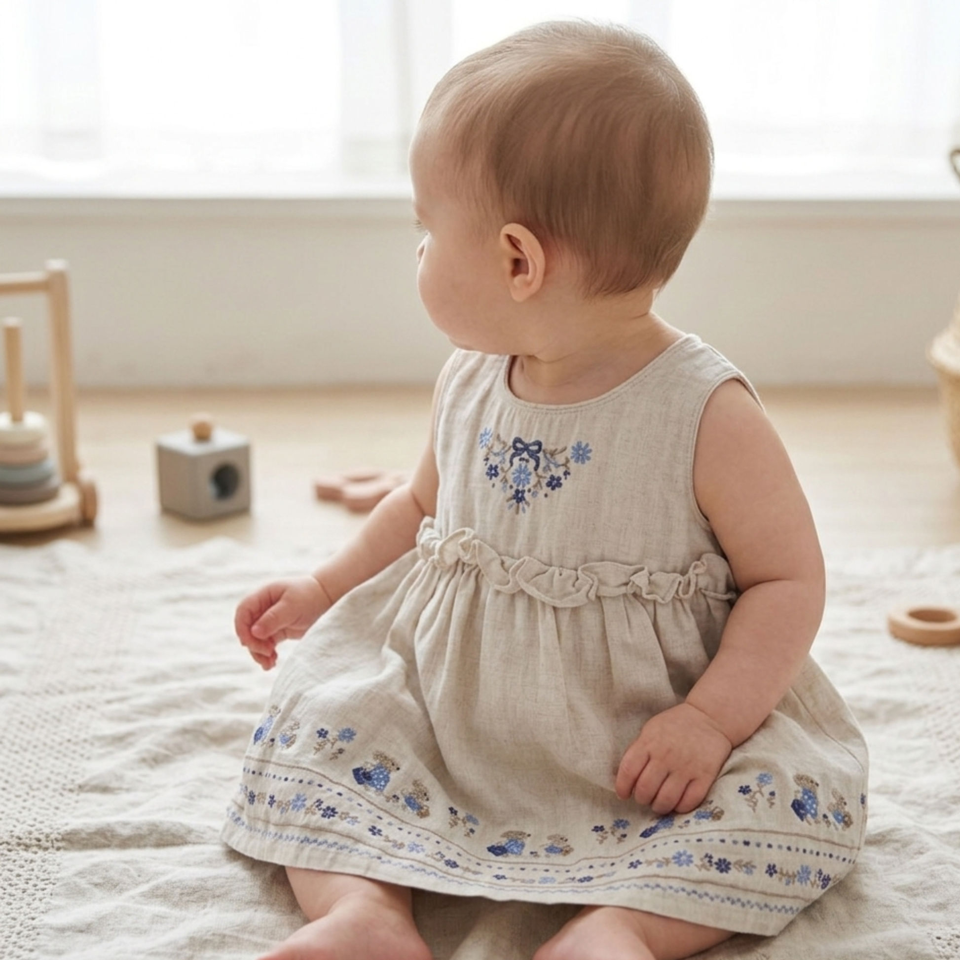Purebaby mouse dress - size 0 image 2