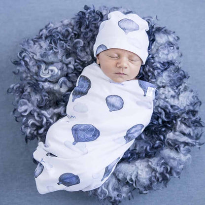 Snuggle Hunny cloud chaser snuggle swaddle and beanie set image 1