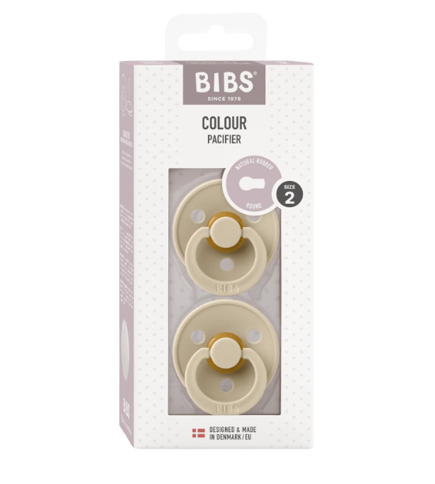 BIBS round dummy 2pk - Vanilla image 2