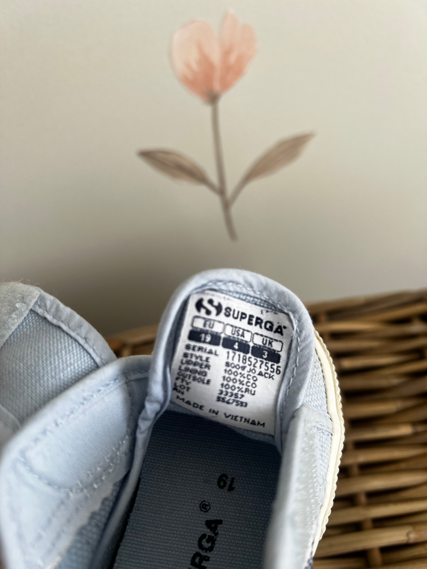 Superga blue  bstrap shoes - size EU 19 image 4