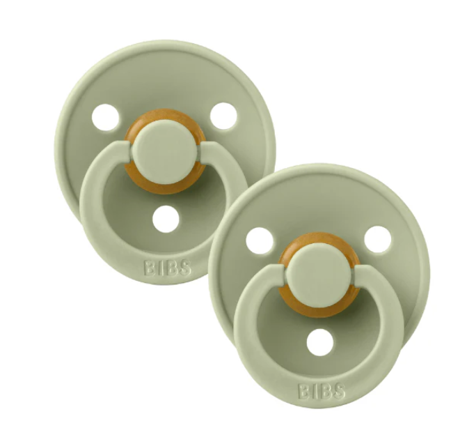 BIBS round dummy 2pk - Sage image 1