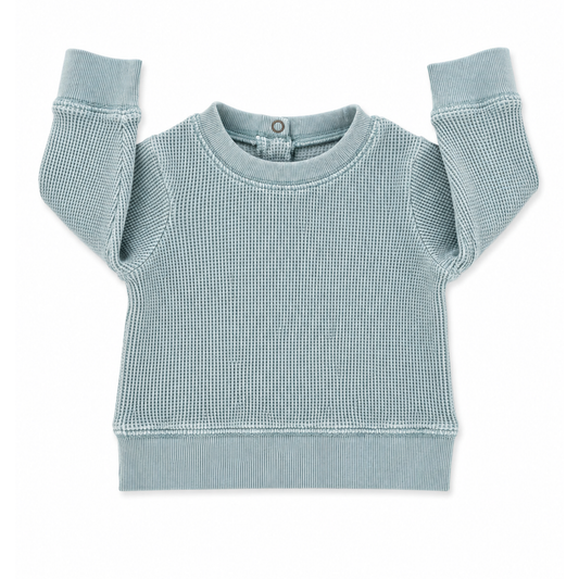 Cotton On Baby waffle long sleeve tee - size 00 image 0