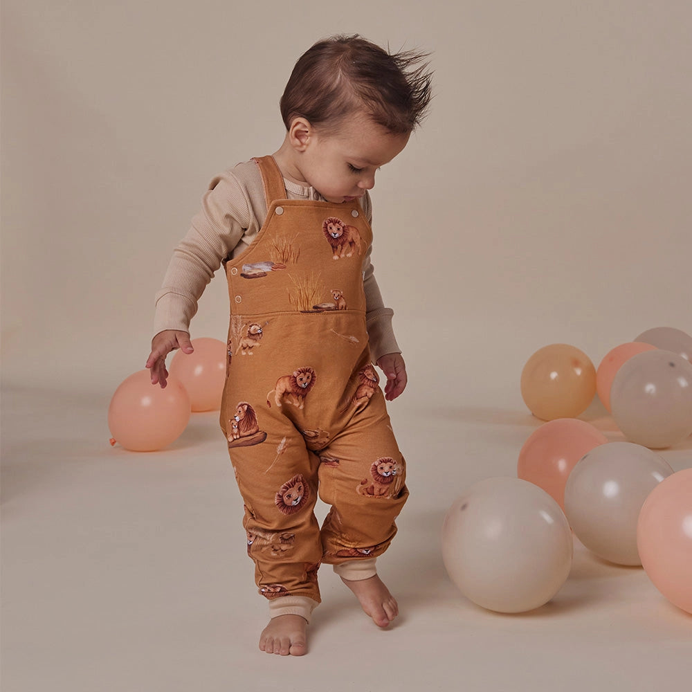 Snuggle Hunny Roar Organic Snuggle Overalls