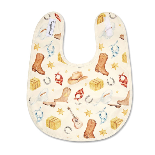 Snuggle Hunny Cowboys snuggle bib