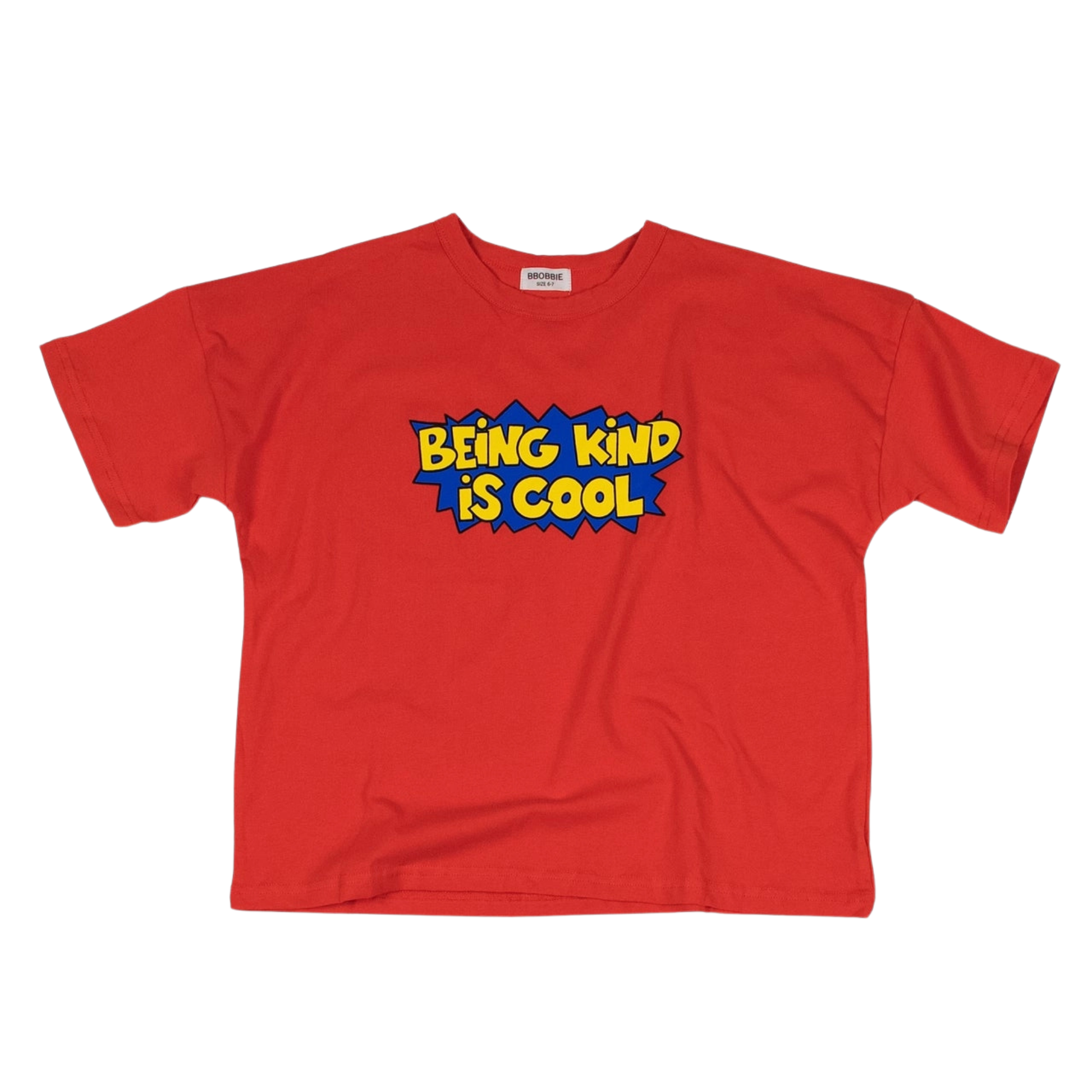 Bbobbie being kind is cool tee in classic red image 0