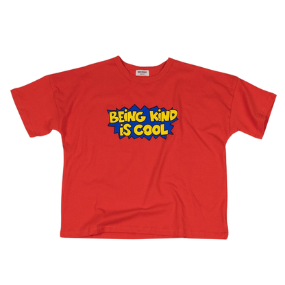 Bbobbie being kind is cool tee in classic red image 0