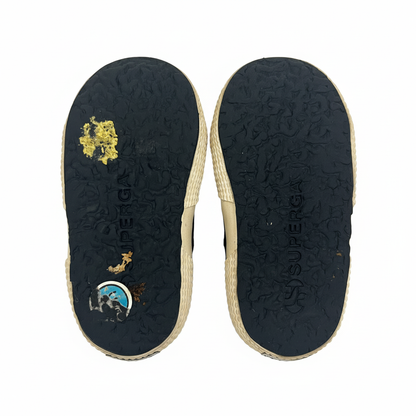 Superga navy bstrap shoes - size EU 20 image 4