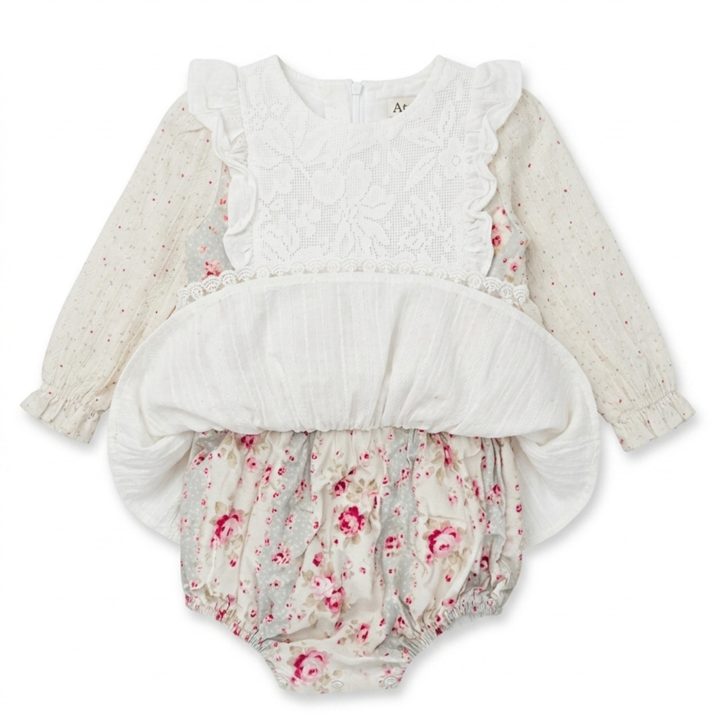 Arthur Ave long sleeve playsuit - size 0 image 1
