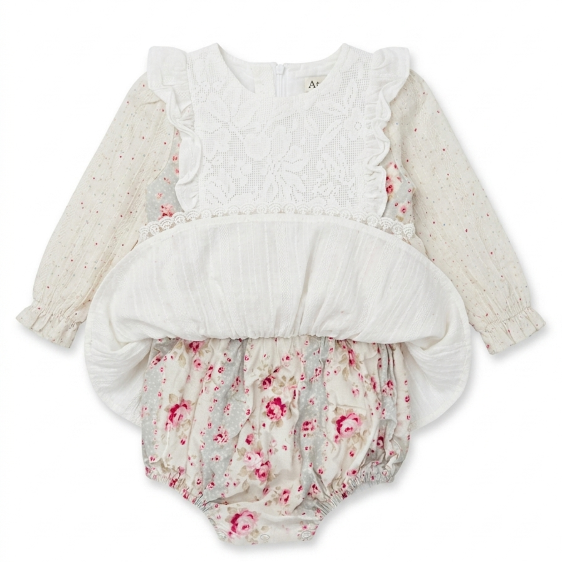Arthur Ave long sleeve playsuit - size 0 image 1