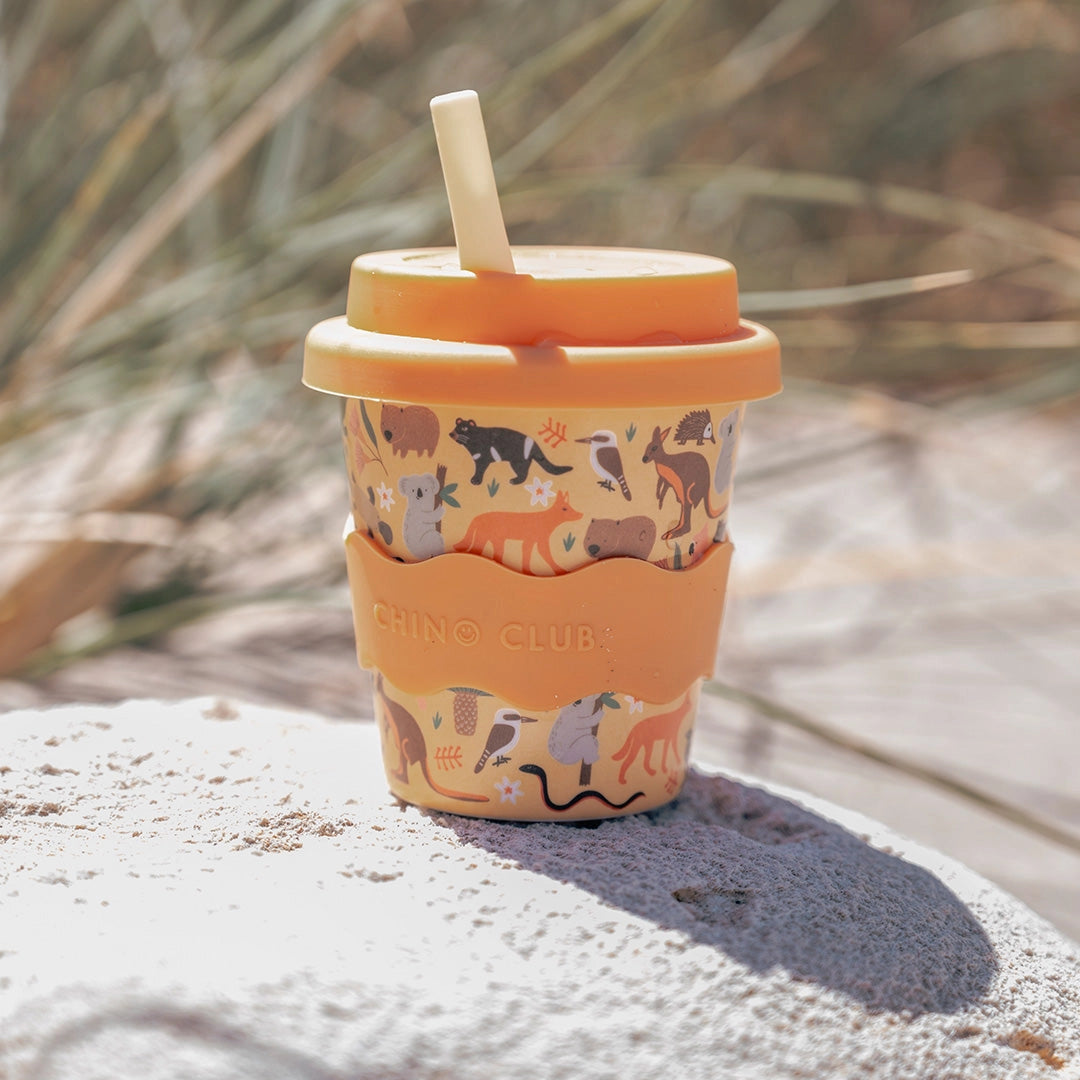 Chino Club - Aussie Animals Babychino Cup 4oz + straw image 3