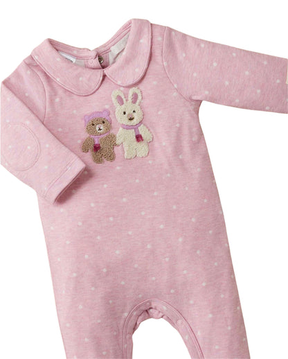 Purebaby mini spot growsuit - size 00 image 1