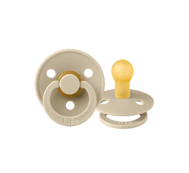BIBS round dummy 2pk - Vanilla image 0