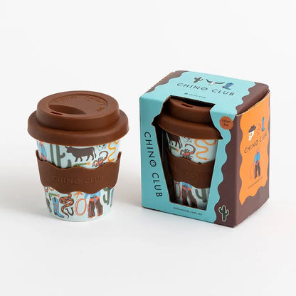 Chino Club - Cowboy Babychino Cup 4oz + straw image 3