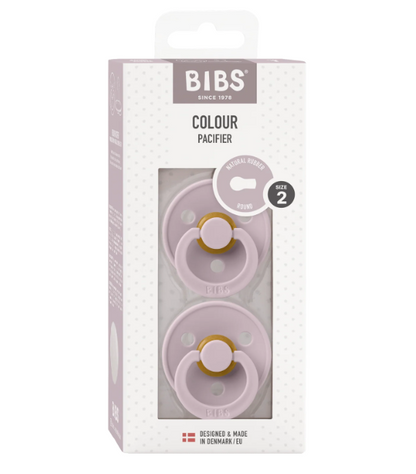 BIBS round dummy 2pk - Dusky Lilac image 1
