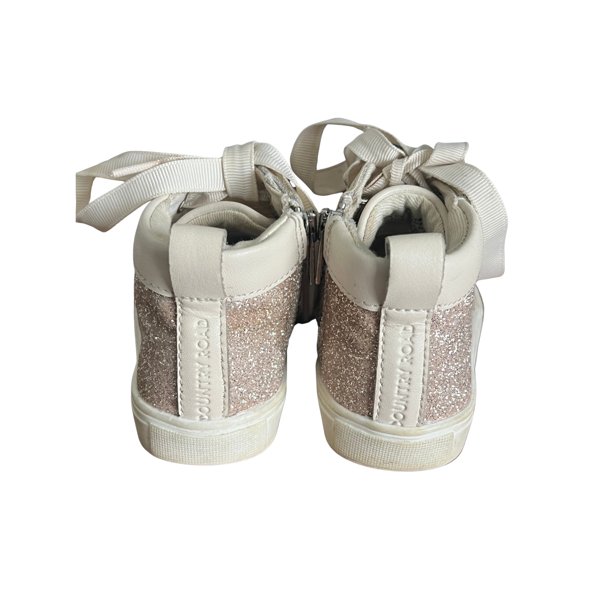 Country Road glitter high top sneaker - size EU 20 (12-18 months) image 2