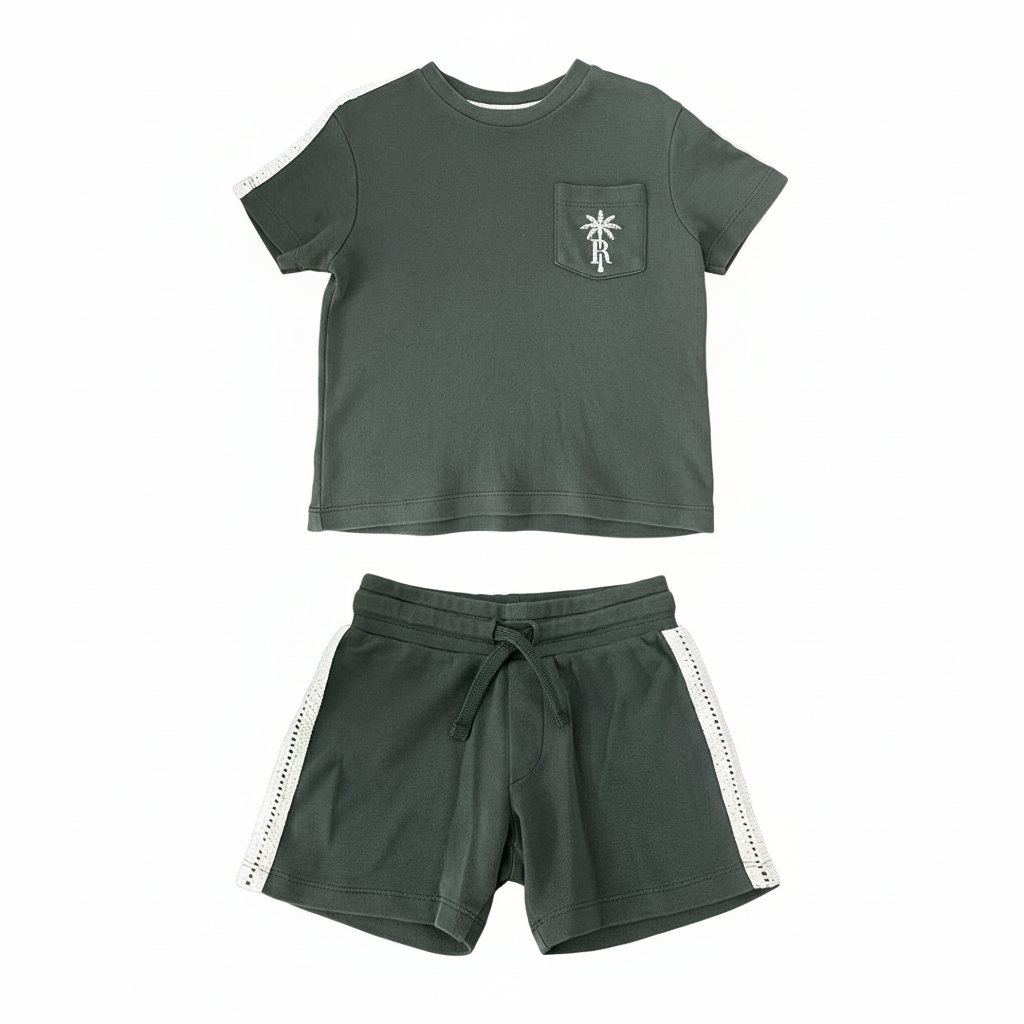 River Island khaki set - size 2-3 image 0
