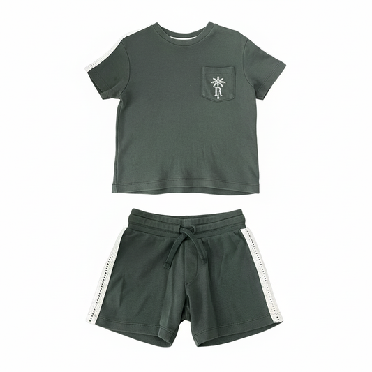 River Island khaki set - size 2-3 image 0