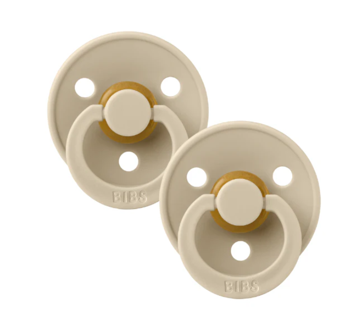 BIBS round dummy 2pk - Vanilla image 1