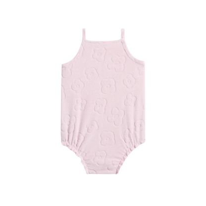 Seed Heritage terry flower romper - size 00 image 3