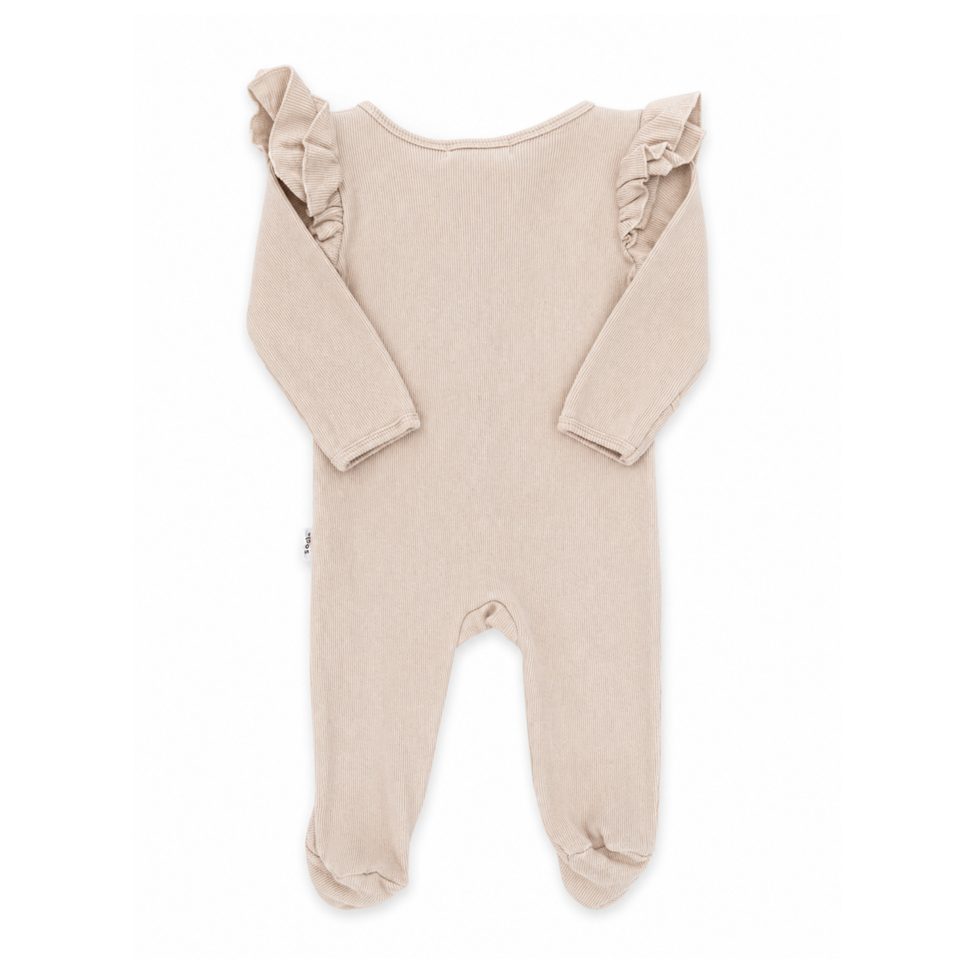 Soll. The Label ribbed bodysuit in oatmeal - size 0 image 1