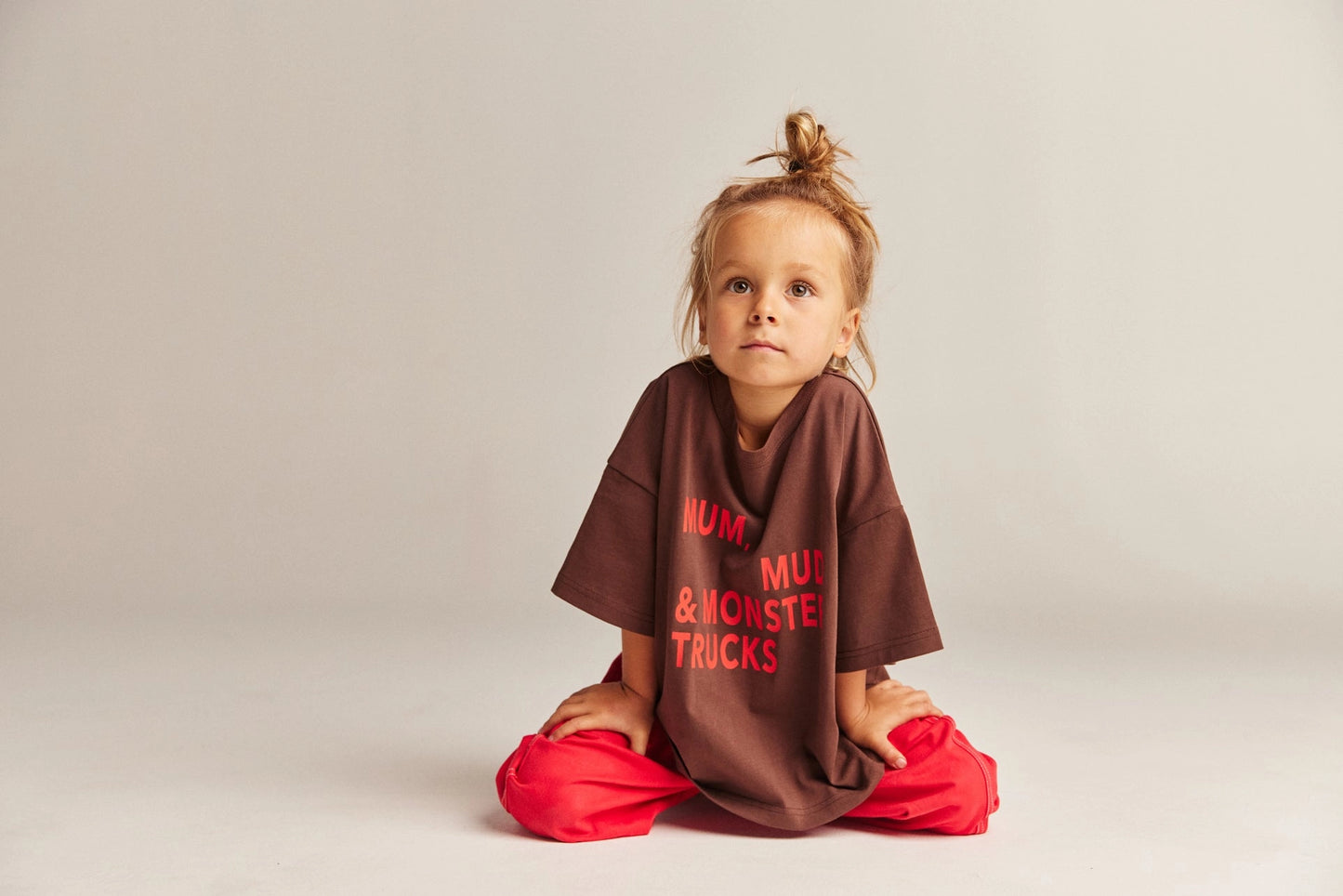 Bbobbie mmm tee in brown/red image 2