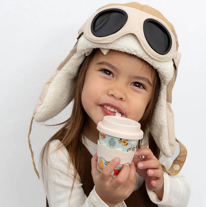 Chino Club - Vehicles Babychino Cup 4oz + straw image 3