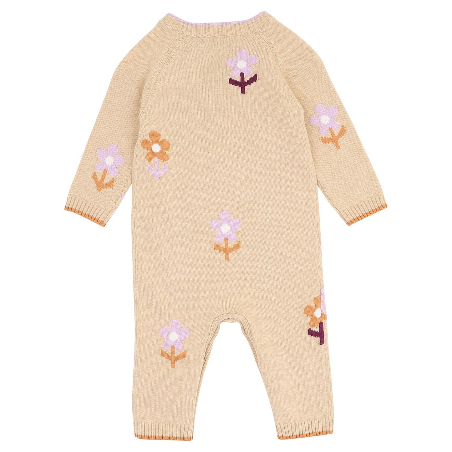 Fox and Finch flower knitted romper - size 000 image 1