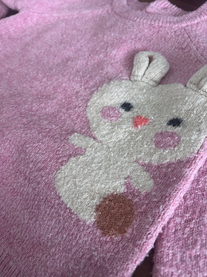 Jack and Milly knit bunny jumper and pant set - size 2 image 5