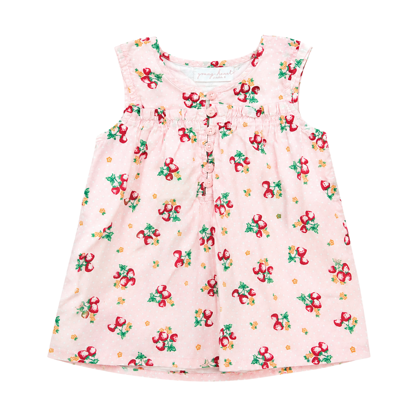Young Hearts by Collette Dinnigan strawberry dress - size 1 image 0