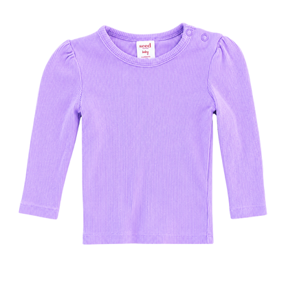 Seed Heritage purple ribbed top - size 00 image 0