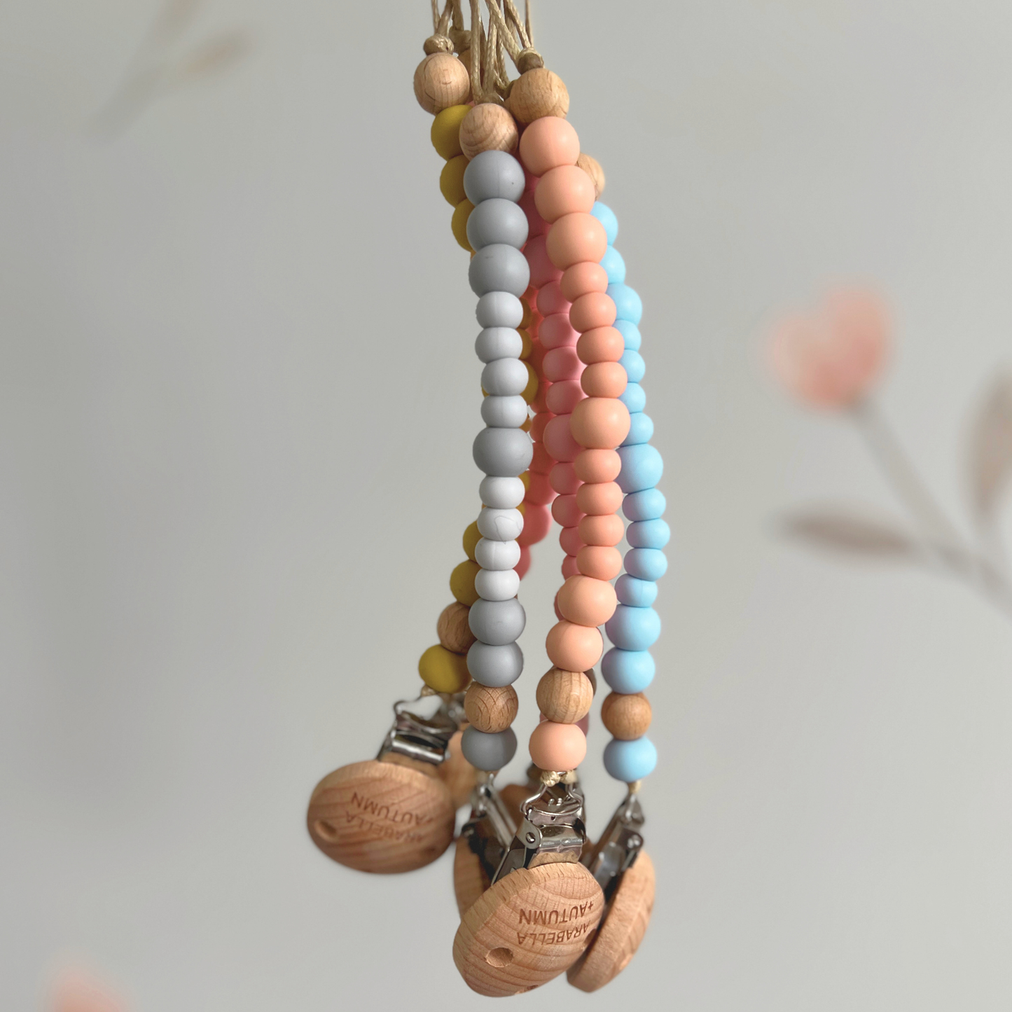 Arabella + Autumn beaded dummy clips image 0