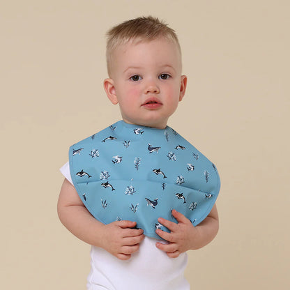 Snuggle Hunny blue ocean snuggle bib image 3