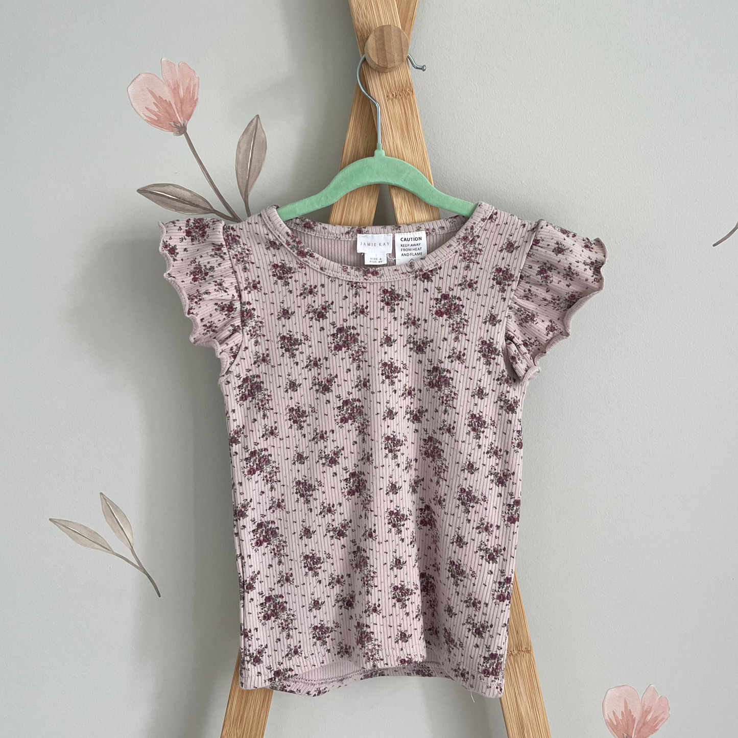 Jamie Kay organic rib frill top - size 4 image 0