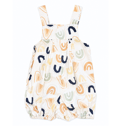 Dukes + Duchesses alfie rainbow overalls - size 1 image 1