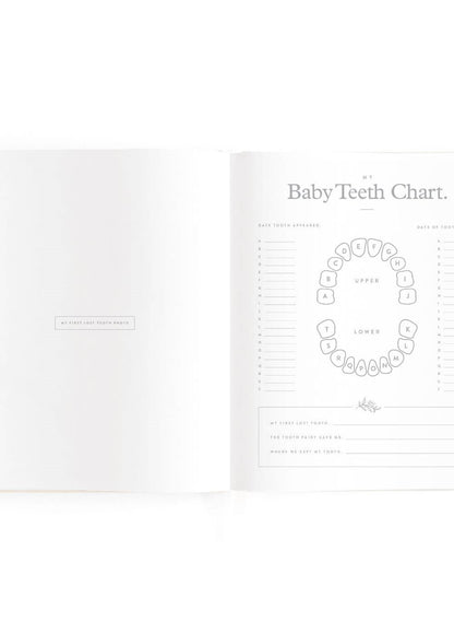 Fox and Fallow baby milestones book years 0-6 - oatmeal image 4