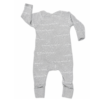 Bonds cozysuit in grey marle - size 000 image 1