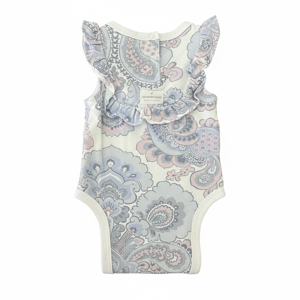 Country Road paisley bodysuit - size 000 image 1