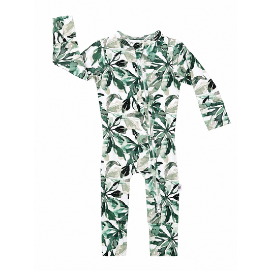 Snuggle Hunny evergreen organic growsuit - size 0000 image 0
