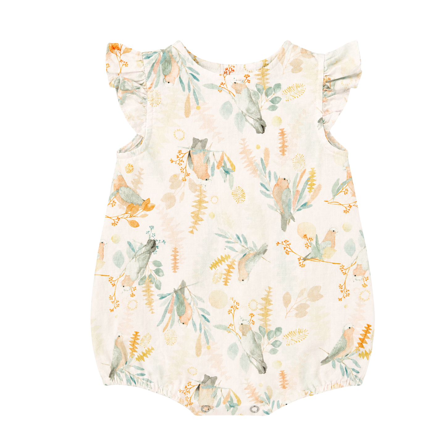 Fox and Finch galah woven bodysuit - size 0 image 1