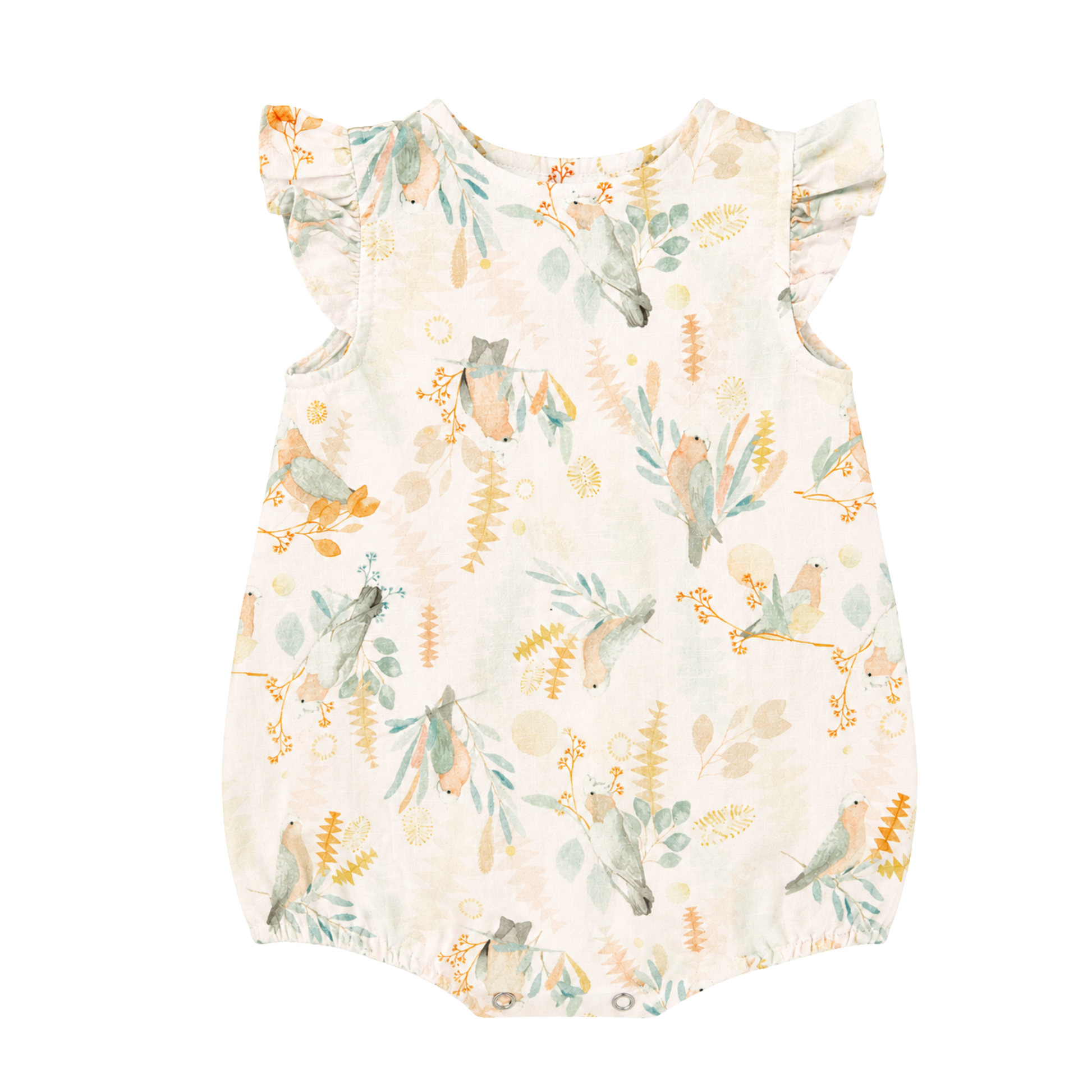Fox and Finch galah woven bodysuit - size 0 image 1