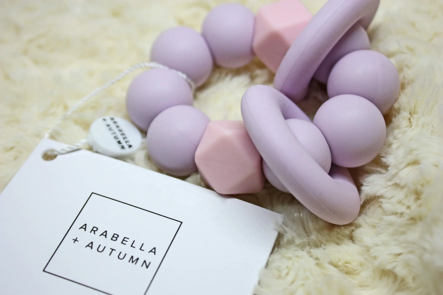 Arabella + Autumn silicone ring teether image 5