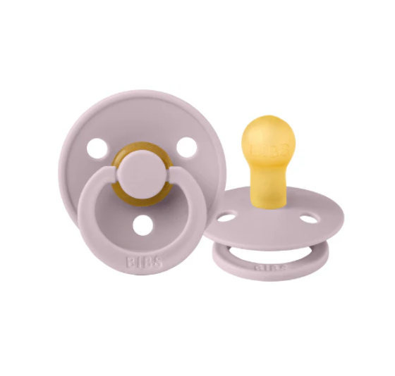 BIBS round dummy 2pk - Dusky Lilac image 0