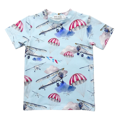 Billie and Grace aeroplane tee - size 5 image 0