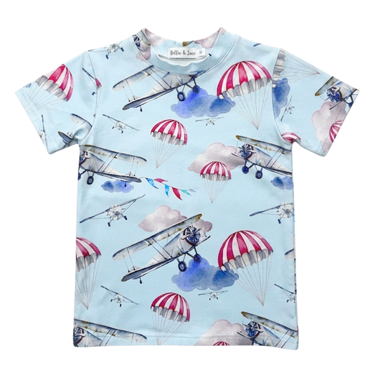 Billie and Grace aeroplane tee - size 5 image 0