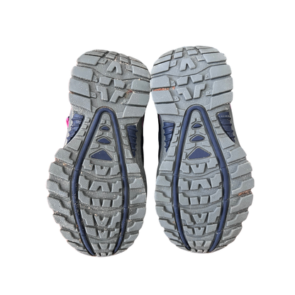 Drift junior waterproof boots in pink/black - size EU 23