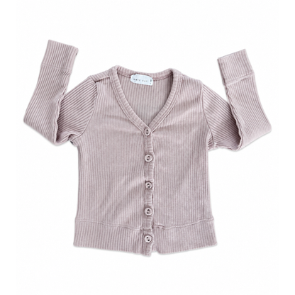 Jamie Kay Rib modal cardigan in light pink - size 00