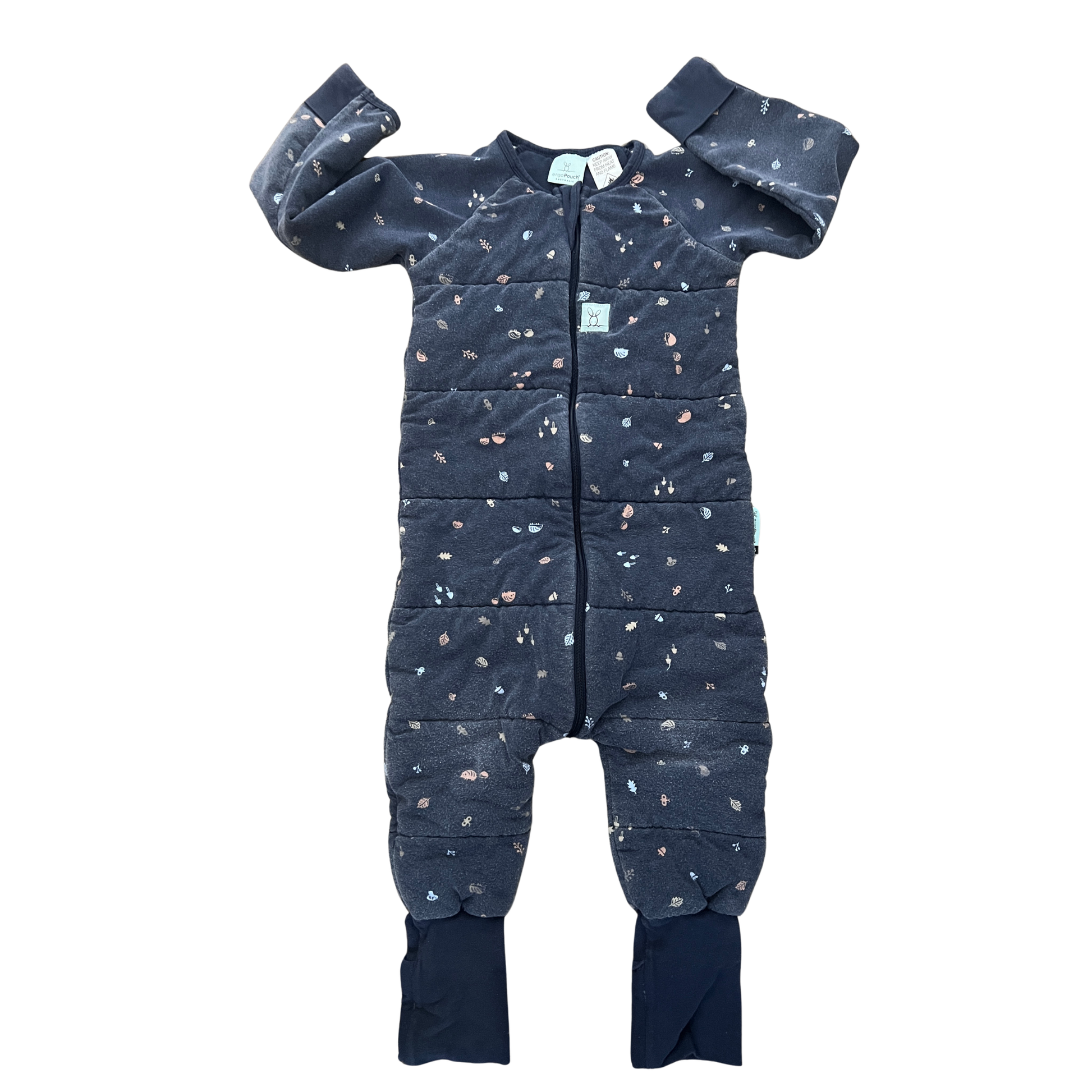 ErgoPouch 3.5 TOG hedgehog sleep onesie - size 2-3y