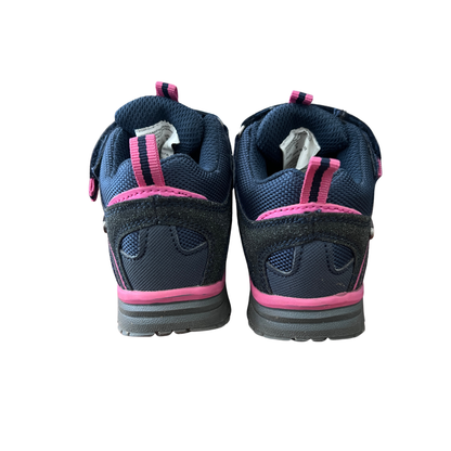 Drift junior waterproof boots in pink/black - size EU 23