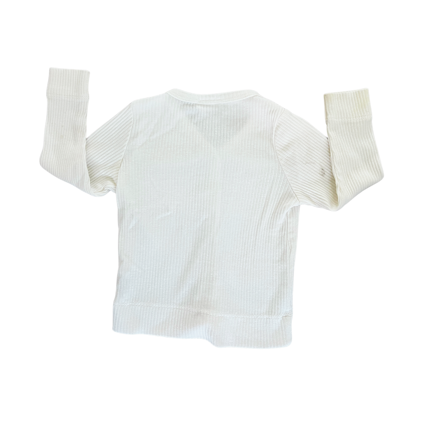 Jamie Kay Rib modal cardigan in milk - size 0